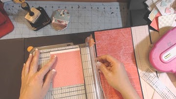 Matting Scrapbook Folder Folio