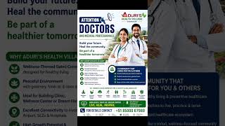 🩺 Doctors deserve more than just a home… they deserve a wellness lifestyle. 🌿✨Health Village