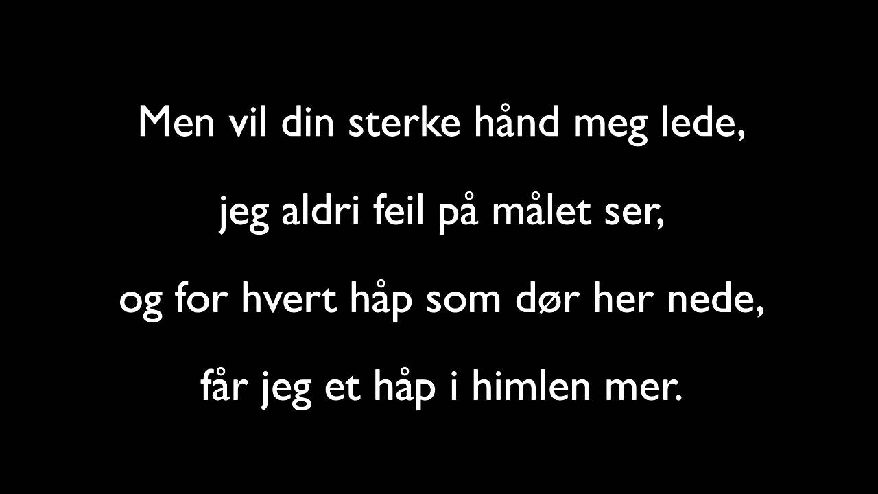 Lær meg å kjenne (Trad.)