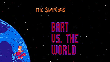 Cutscene - The Simpsons: Bart vs. the World