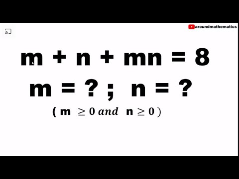 Simple Algebra Solution - YouTube