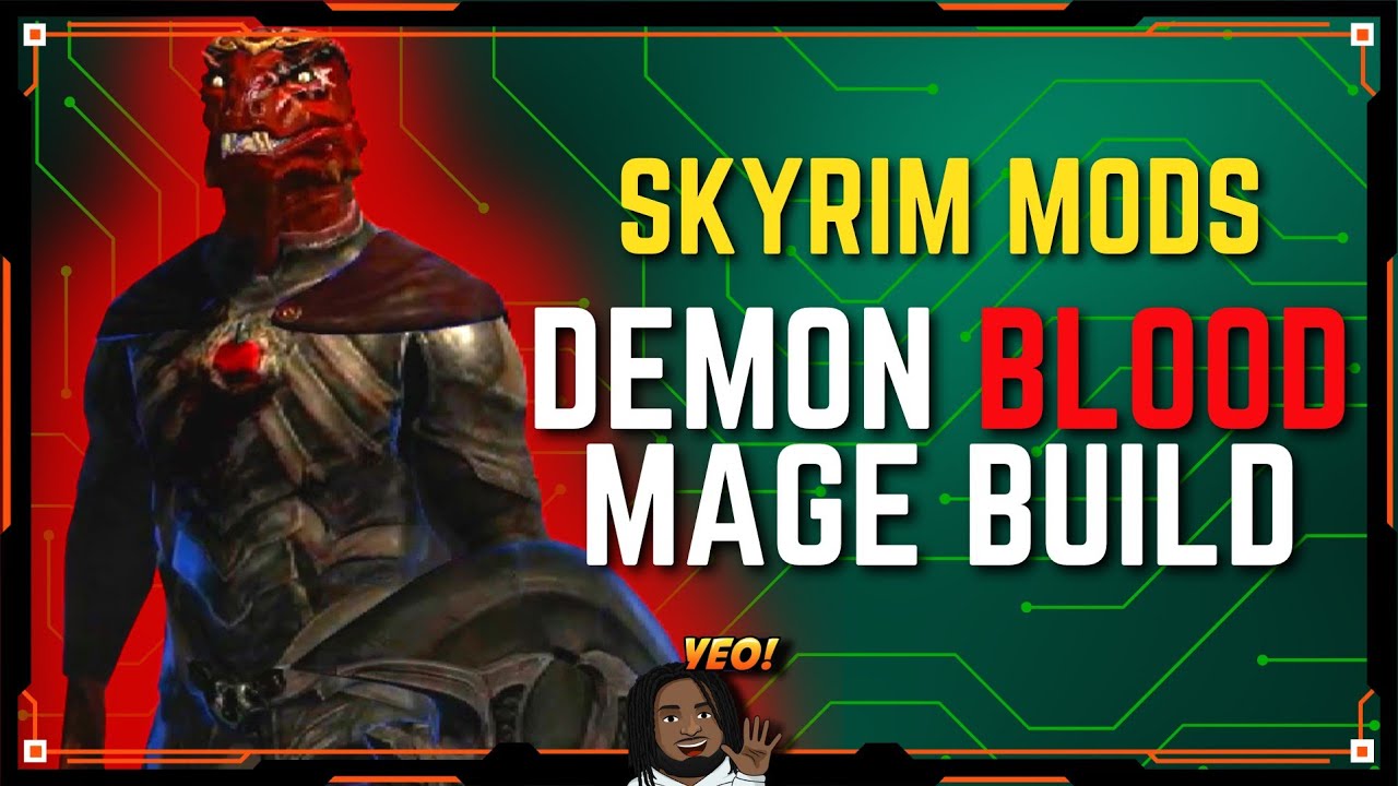 Skyrim Modded Blood Mage! | Roleplay Builds - YouTube
