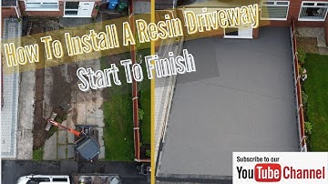 How To Install A Resin Driveway Start To Finish  Dig, Prep And Resin