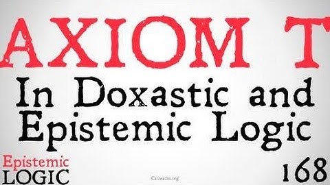 Axiom T (Epistemic and Doxastic Logic)
