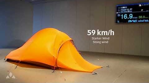 Wind tunnel test - Hogan UL 2P | VAUDE