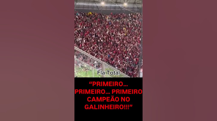 TORCIDA DO FLAMENGO CANTA PRIMEIRO CAMPEÃO NO GALINHEIRO PARA TORCIDA DO ATLÉTICO MG
