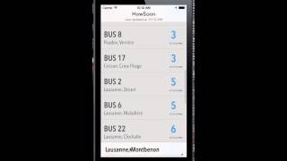 Demo for HowSoon - Swiss Public Transport screenshot 2
