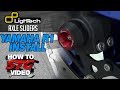How to install Lightech Axle Sliders on a 15-17 Yamaha YZF-R1 from SportbikeTrackGear.com