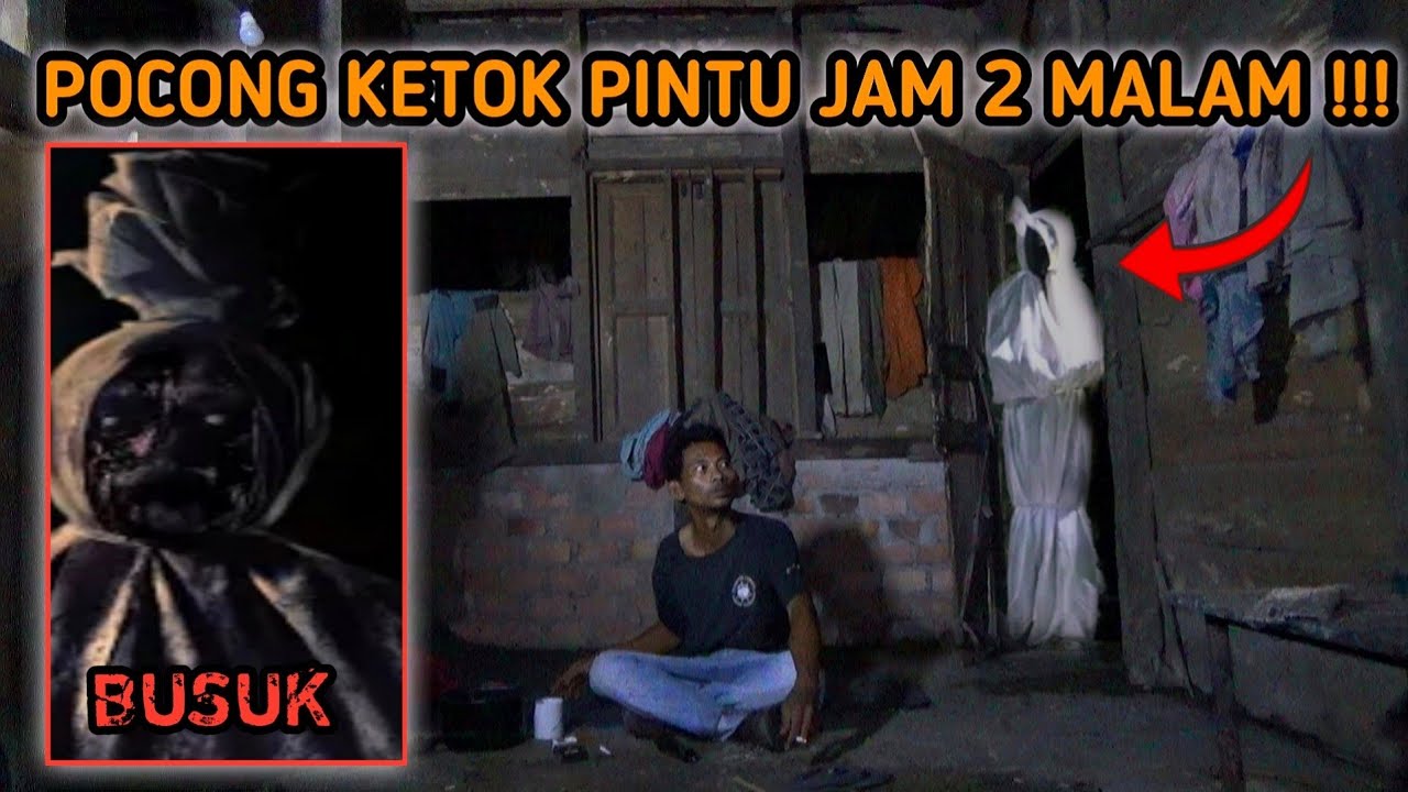 camping horor‼️TEROR POCONG JAM 2 MALAM SERING KETOK PINTU-RUMAH BERHANTU