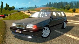 Euro Truck Simulator 2 [1.27] Volvo 850 Car Mod - G27 HD [1080p][60fps] screenshot 5
