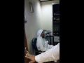 تلاوة الشيخ محمد أيوب رحمه الله في الاستديو لموازنة صوته بعد صدور الموافقة الكريمة عام1436