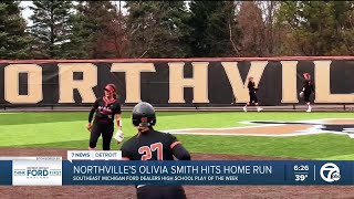WXYZ High School Play of the Week: Northville's Olivia Smith homers