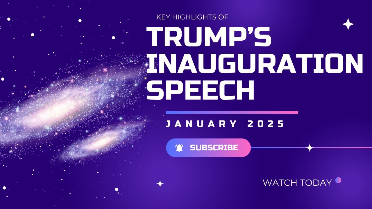Trump Inauguration Speech Key Points