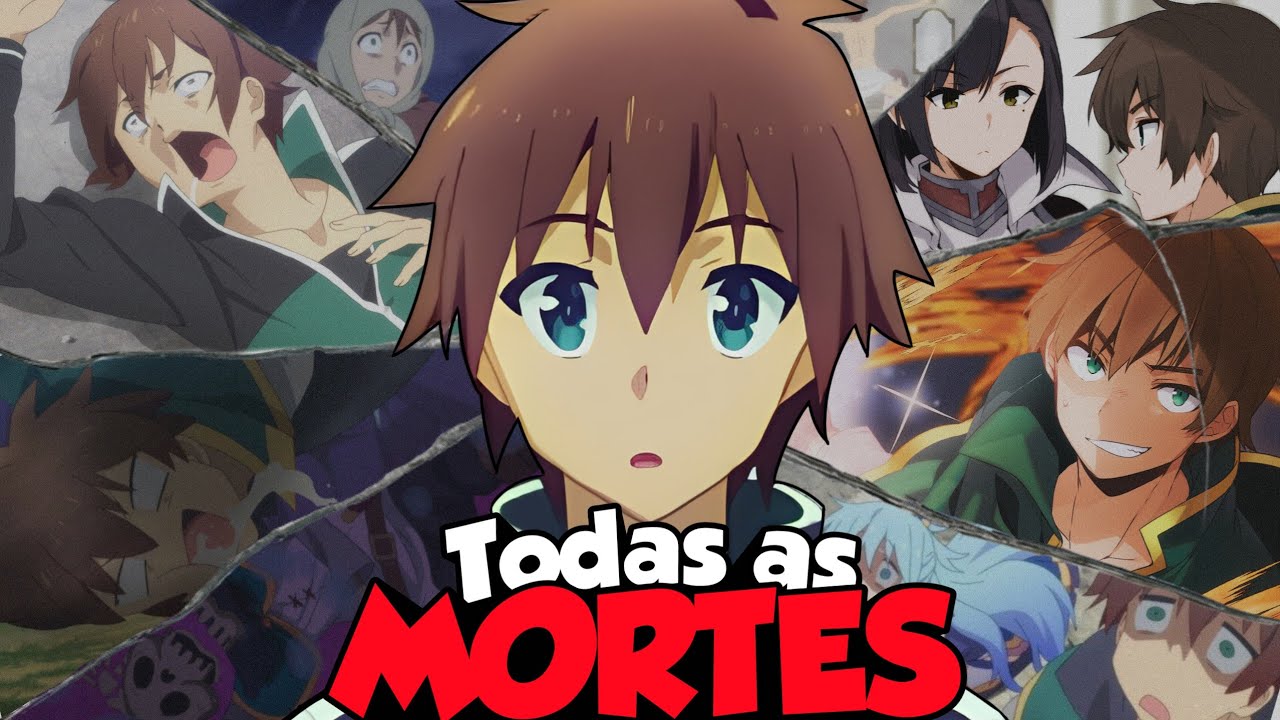 Todas as MORTES DO KAZUMA em Konosuba (da mais IDIOTA até a mais ÉPICA)