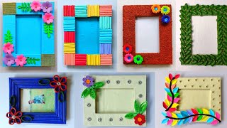 7 Easy and quick Photo frame Making ideas | Beautiful handmade Photo frames for Wall | screenshot 5