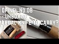 Opinel No.08 Folding Knife - Unboxing | UK EDC Knife Law | Wild Camping & Bushcraft