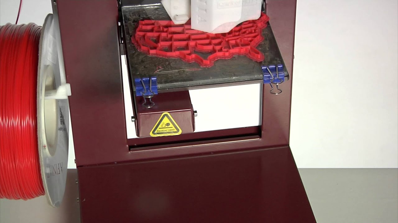 3d Printer Time Lapse - Continental US - YouTube