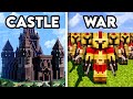 100 Players Build Kingdoms in Minecraft