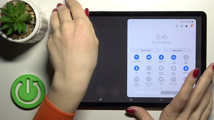 How to Turn On Flash Light in SAMSUNG Galaxy Tab S8 – Flash Light Feature