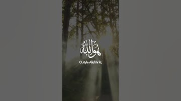 هُوَ اللَّهُ الْخَالِقُ الْبَارِئُ الْمُصَوِّرُ لَهُ الْأَسْمَاءُ الْحُسْنَى - القارئ شريف مصطفى