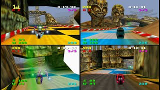 Extreme-G N64 4 player Netplay 60fps