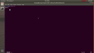 Linux C program to find Even Or Odd Number using Conditional Operator