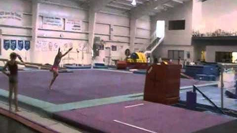 Hailey Hampton - Floor Training Video: front layout, front layout 1/1 twist