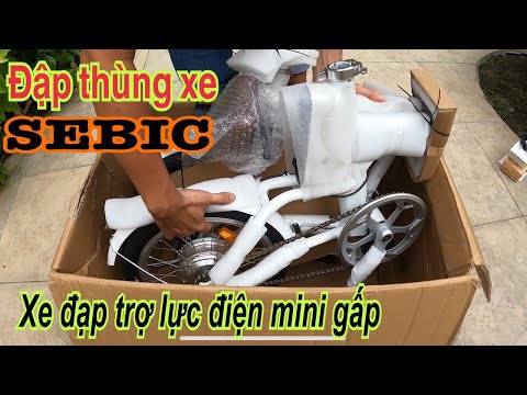 Video Đập Thùng Xe đạp SEBIC 3C trợ lực điện mini gấp gọn... - youtube