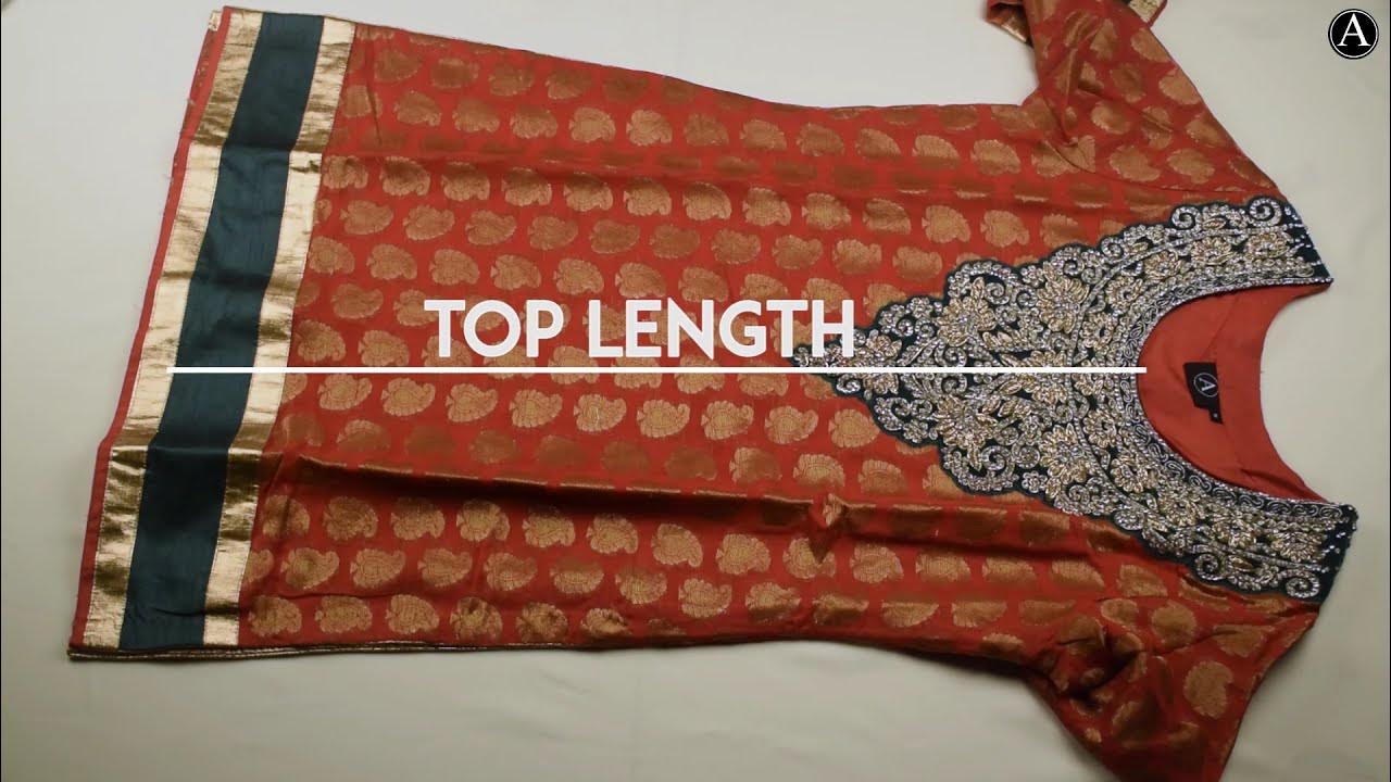 Kameez Top Length Measurement How to Measure Top Length of Kurti Dress