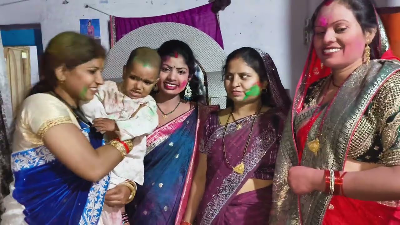 Holi mein Aaye Hain Apne gaon Holi manane Ke liye shaadi Ke 8 sal bad Aaye Hain Apne gaon