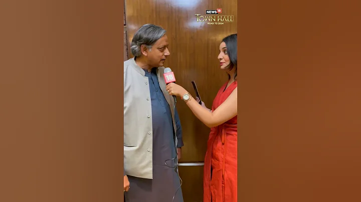 Check Out Shashi Tharoor's GenZ Lingo and Hindi Speaking Skills! #CNNNews18Townhall | CNBC TV18
