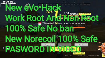 Rules of survival 💥 New Update eVo•H4CK💥NERCOIL100%Safe🔥Work Non Root And Root🤪