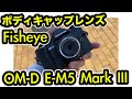 OLYMPUS OM-D E-M5 MarkIII にボディキャップレンズFisheyeを装着してみた！