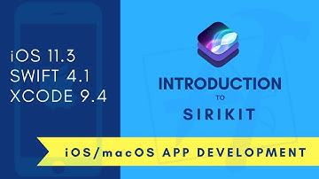 iOS Beginner: Sirikit Introduction ( Swift 4.1 + Xcode 9.4)