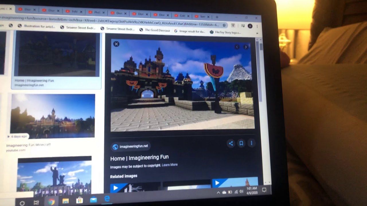 Disneyland Minecraft Server Tour Part 1: Main Street USA, Fantasyland & Mickey’s ToonTown