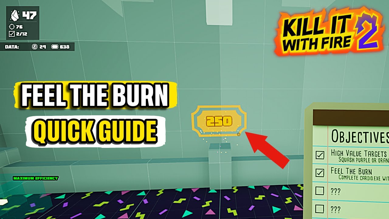 Как получить фиолетовый билет или лучше «Почувствуй жжение» в Kill it With Fire 2: краткое руково...