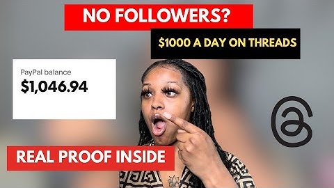 HOW TO MAKE $1000/ DAY ON THREADS & GROW (DO THIS NOW) 