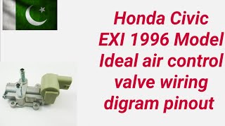 Honda civic EXI 1996 Model Ideal air control valve wiring digram pinout, Honda civic EXI 1996 Model Ideal air control valve wiring digram pinout,