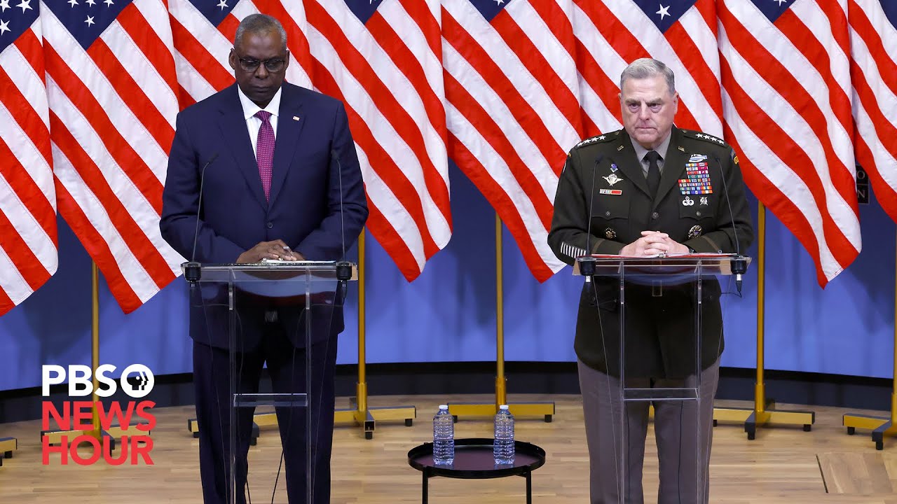 WATCH LIVE: Defense Secretary Austin and Gen. Milley hold news briefing following Ukraine meeting