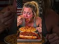 🥵 Extra Spicy Food Challenge | American Mukbang Girl #shorts #foodchallenge #youtubeshorts