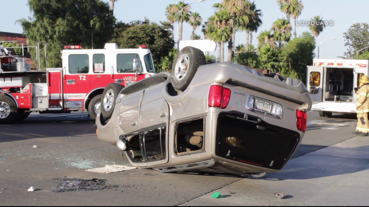 Vehicle Rollover & MCI Anaheim 7 26 19 YouTube