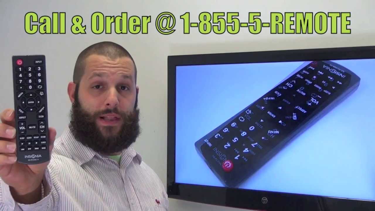 INSIGNIA NSRC4NA14 Remote Control - www.ReplacementRemotes.com - YouTube