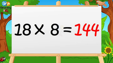 Learn Multiplication Table of Eighteen 18 x 1 = 18 - 18 Times Tables