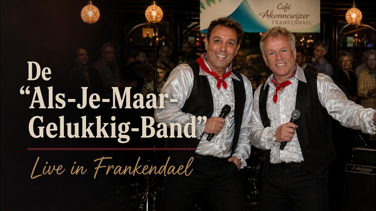 De "Als-Je-Maar-Gelukkig-Band" Live in Frankendaal - YouTube