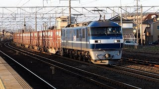 2020/01/21 JR貨物 68レ EF210-111 清洲駅 | JR Freight: Cargo Train at Kiyosu