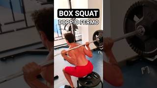 Box Squat con doppio fermo