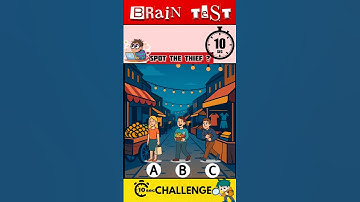 Mr. Brain Hunter | 👜 Catch the Thief! 😲 Only 1% get it right | #brain #riddles #braingame #quiz