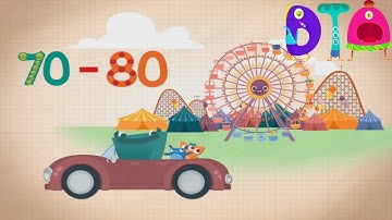 Endless Numbers 70 to 80 - Learn to Count - 123 Fun & Educational for Kids