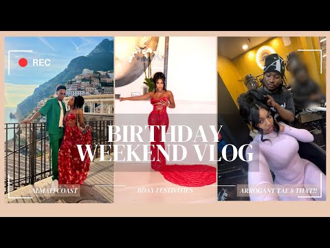 Arrogant Tae Did My Hair!!| Surprise Birthday Party!| He Took Me To Rome!! Ft Elfin Hair