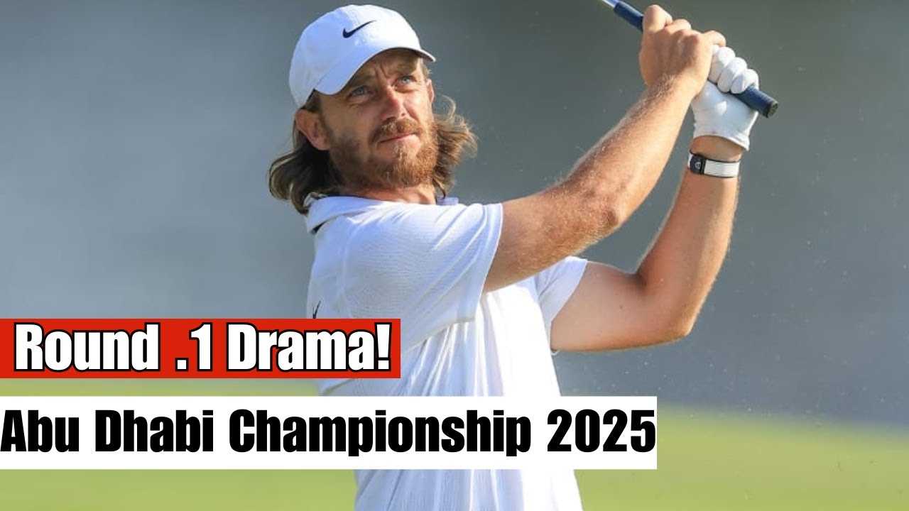 GOLF Abu Dhabi Championship Round 1 Drama! 4 Players Tied for Lead at Yas Links